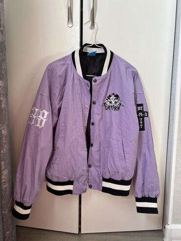 next курточка: Худи, С надписью, Турция, цвет - Фиолетовый, M (EU 38)