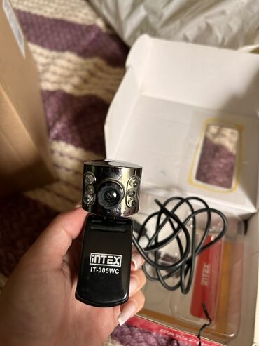 кабель для монитора: Веб-камера Intex IT-305WC - Проводная USB-камера для ПК/ноутбука -