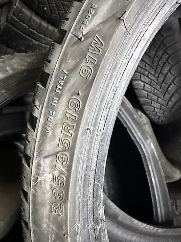 зимние балон: Шины 235 / 35 / R 19, Зима, Б/у, Пара, Легковые, Италия, FIRESTONE — 2
