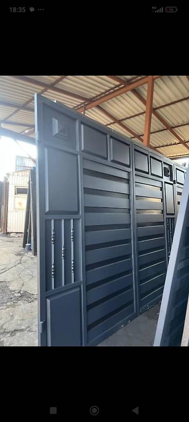 Распашные ворота: Кованые уличные ворота из стали - Материал: сталь, элементы — 13