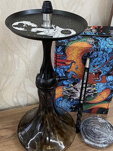 caşka qelyan: Nargilə dəsti – Original Alpha X Hookah tematik dizayn Paslanmaz — 4
