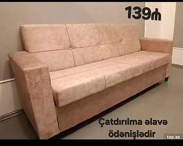 mebel stullar: Açılan, bazalı divan - Üç nəfərlik rahat oturma sahəsi - Asanlıqla — 5