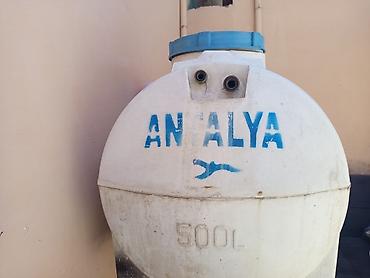 ev qizdiricisi: Antalya markalı su çəni – 500 litr - Həcm: 500 L (korpus üzərində — 1