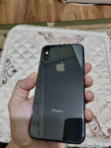 корейские телефоны: IPhone Xs, Б/у, 512 ГБ, Space Gray, Защитное стекло, Чехол, Кабель, 84 %