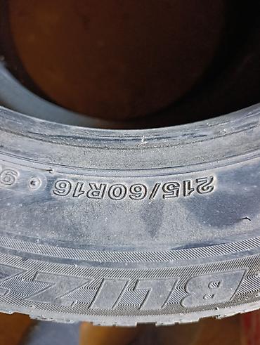 диска 15 4 тешик: Зимняя шина Bridgestone Blizzak, размер 215/60 R16. шина 2шт — 1