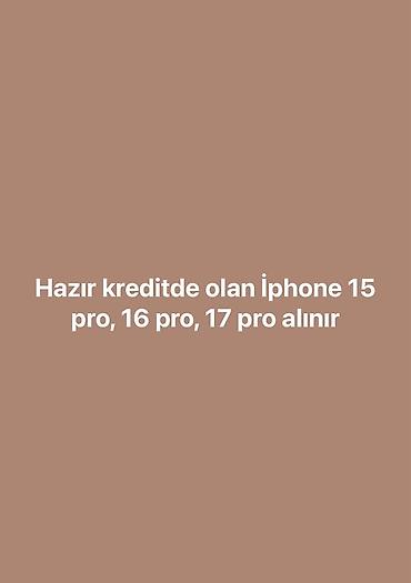 Mobil telefon və aksesuarlar: IPhone 15 Pro, Kredit — 1