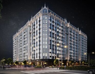 сдаётся квартира бгу: 1 комната, 54 м², Элитка, 11 этаж, ПСО (под самоотделку)