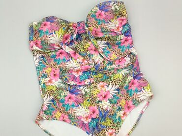 tania sukienki w kwiaty: One-piece swimsuit L (EU 40), Synthetic fabric, condition - Very good
