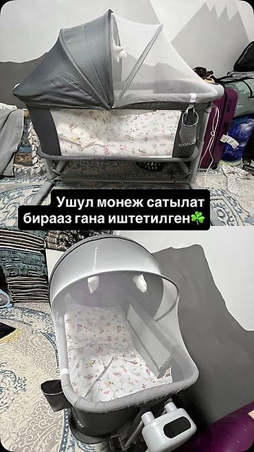 детский тошок: Манеж-кровать, Б/у, Складная, В рассрочку — 1