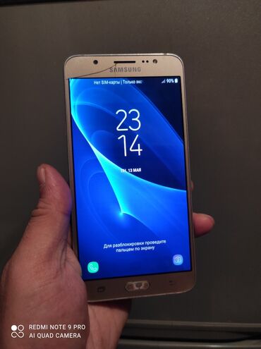 samsung j7 pro: Samsung Galaxy J7 2016, 16 GB, rəng - Qızılı, Sensor, İki sim kartlı