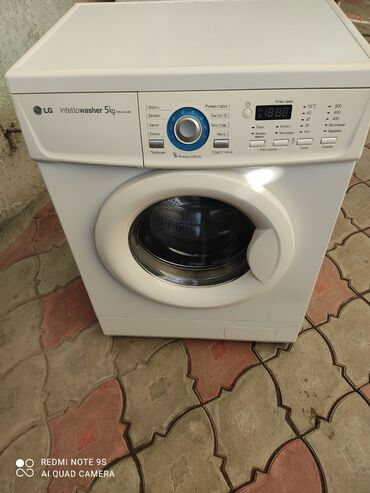 установка стиральной машинки: Стиральная машина LG, Б/у, Автомат, До 5 кг