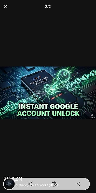 telefon təmiri: Telefonunuzu sıfırlamısınız (format etmisiniz) və Google hesabı — 2