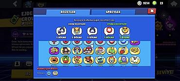 zeng ucun gitara: Brawl Stars hesabı – inkişaf etmiş profil və zəngin kolleksiya - Kupa — 8