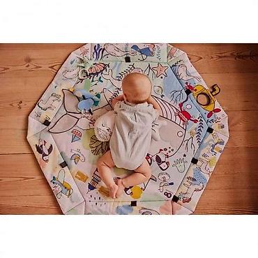 mint majice: Kinderkraft SMARTPLAY SEA – 2 u 1 obrazovna prostirka i suvi bazen sa — 5