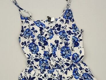 spódnice niebieska w kwiaty: Overall, H&M, L (EU 40), condition - Good