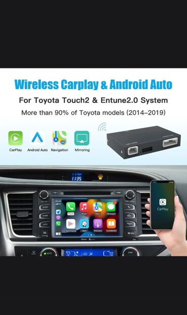 Другое дополнительное оборудование: ДЛЯ ТАЙОТА Apple Carplay Android. touch2. Corolla. Camry. Rav4