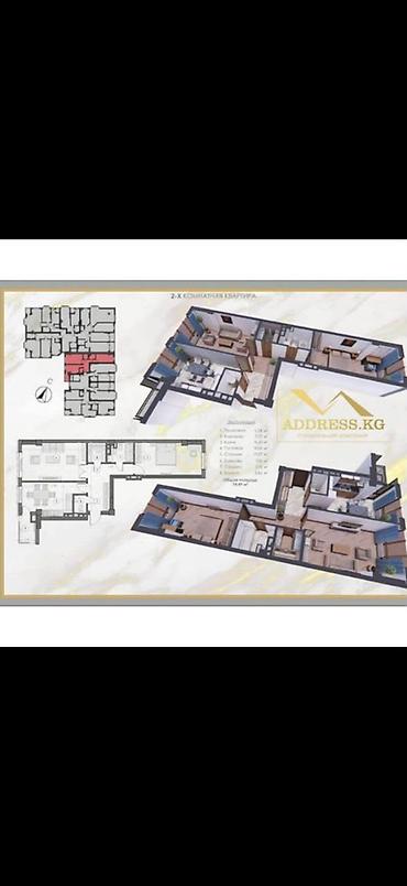 дебют: 2 комнаты, 75 м², Ала-Арча ТРЦ Элитка, 9 этаж, Евроремонт — 9