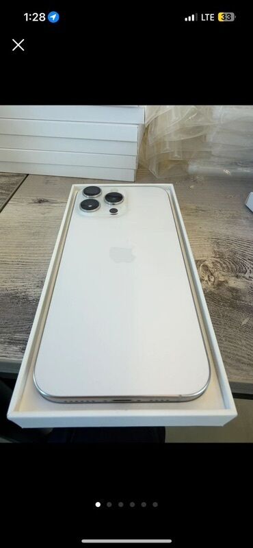 поко х6 телефон: IPhone 16 Pro Max, Б/у, 256 ГБ, Белый, Коробка, 99 %