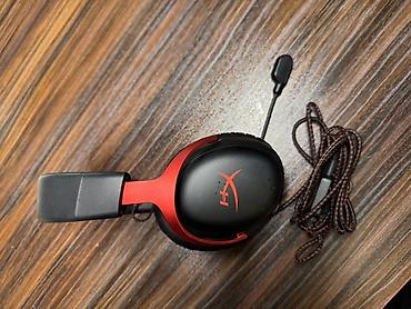 Беспроводные полноразмерные наушники: Игровая гарнитура HyperX (серия Cloud/Stinger). Проводное подключение — 2