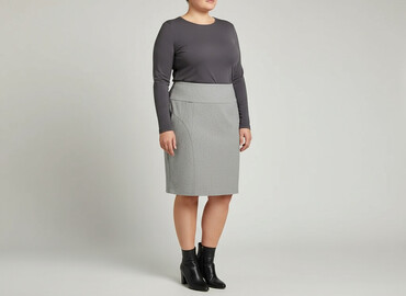 spódniczka z wiskozy: Women`s skirt, size 6XL