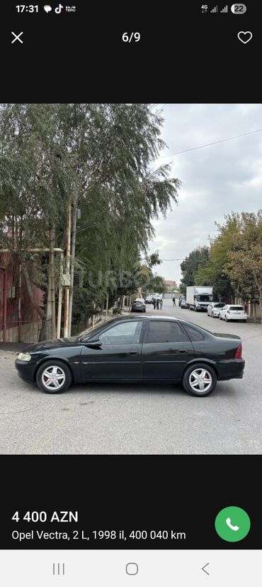 Opel: Opel Vectra: 2 l | 1998 il Sedan — 4