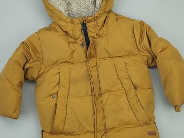 czapka stussy zimowa: Kurtka zimowa, Zara, 4-5 lat, 104-110 cm, stan - Dobry
