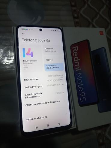 redmi note 9s kabrolari: 85Azn Redmi Note 9s 64Gb Zavod — 3
