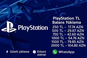 oyun kon: PlayStation Türk Hesabına Balans Yükləmə Xidməti — Etibarlı və Sürətli