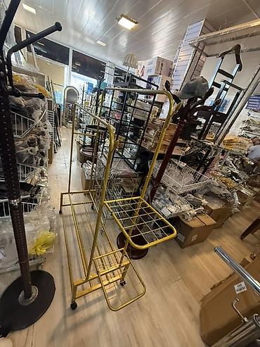 вешилка: Qızılı rəngli metal paltar asqısı – YP-621 - Tip: Tək laylı, tək — 2