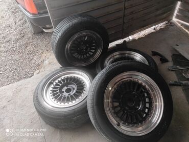 автомобиль ош: Дөңгөлөктөр монтажда 195 / 60 / R 15, All-season, Колдонулган, Комплект, Жеңил унаалар, Куйма, тешиктери - 4