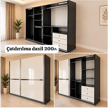 Dolab əla vəziyyətdə Ölçülər:2.45/2.10 Material: laminat Ünvan