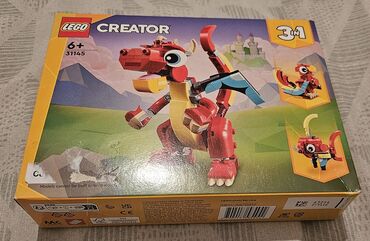 Igračke: NOVO Lego Creator 3u1 Crveni zmaj 31145 Jedino "oštećenje" koje ima