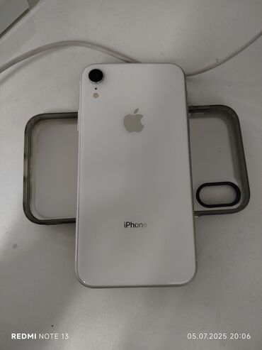 оперативная память ddr3: IPhone Xr, Б/у, 64 ГБ, Белый, Чехол, 77 %