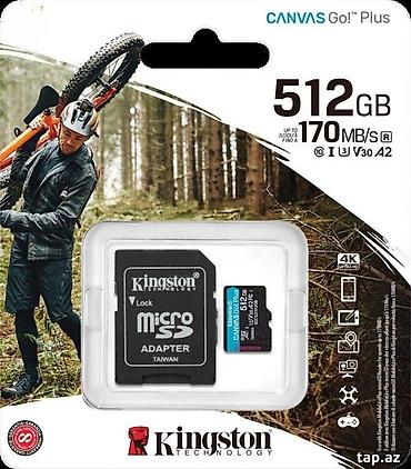 Kingston 512GB microSDXC Canvas Go Plus 170R A2 U3 V30 Card +