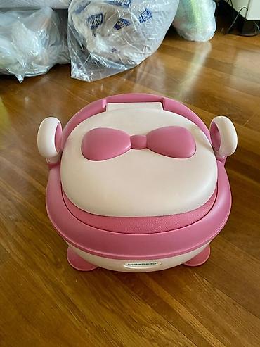 Uşaq üçün pota – “babyhood” markası - Rəng: çəhrayı/ağ, qapaqda lent lalafo.az -da Uşaq üçün pota – “babyhood” markası - Rəng: çəhrayı/ağ, qapaqda lent