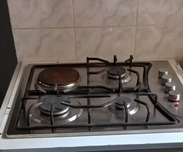 Plitələr və bişirmə panelləri: Plitə Qarışıq, Stolüstü, 4 gözlü, İşlənmiş