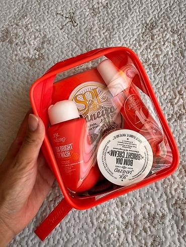 wash: Подарочный набор Sol de Janeiro в косметичке. Состав: - Гель/крем для — 1