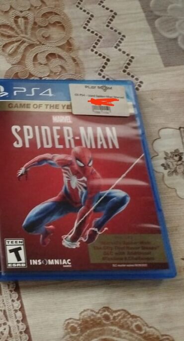 Oyun diskləri və kartricləri: Marvel's Spider-Man, Macəra, İşlənmiş Disk, PS4 (Sony Playstation 4), Ünvandan götürmə