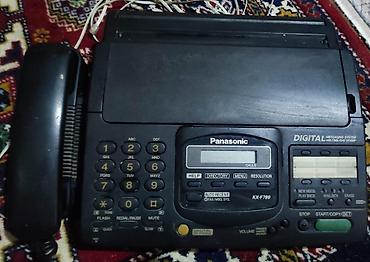 Техника и электроника: Panasonic KX-F780 faks-aparatı və masaüstü telefon - Rəqəmsal mesaj — 1