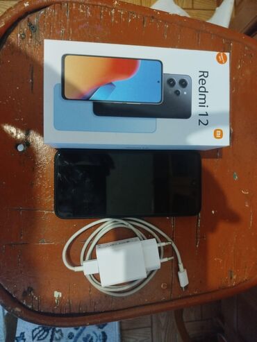 samsung redmi: Xiaomi Redmi 12, 128 GB, rəng - Göy, 
 Barmaq izi