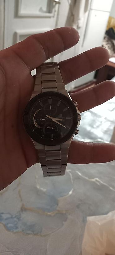 casio edifice saat: Casio Edifice kişi qol saatı - Model xətti: Edifice (arxa qapaqda — 1