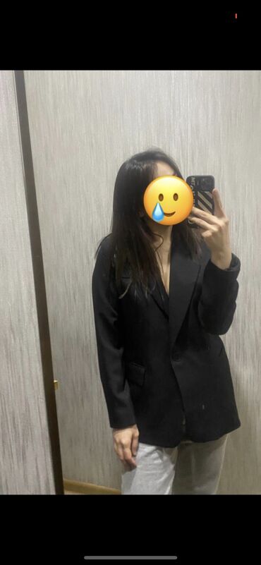 пиджак черный женский: Пиджак, Классическая модель, L (EU 40)