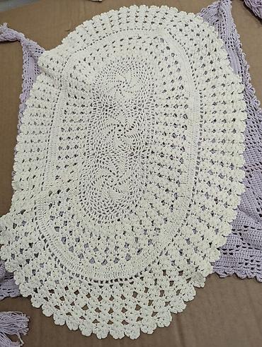 Другие предметы коллекционирования: Салфетки вязаные разные. 1ая из шерстяных ниток средняя. средние и — 9