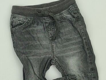 czarny top stradivarius: Denim pants, 12-18 months, condition - Very good