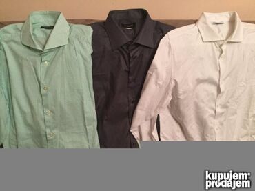 Košulje: Original BARBOLINI Milano kosulja 3 kom Velicina L Ramena 48-49cm — 2