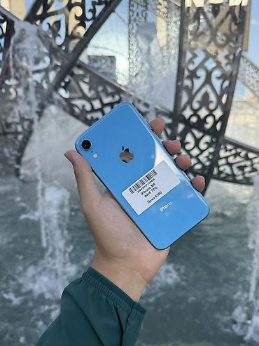 IPhone Xr, Б/у, 64 ГБ, Голубой, В рассрочку, 77 %