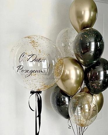 Воздушные шары и принадлежности: Шары на праздники Гелиевые, латексные Фольгированные Агата Гендер — 12