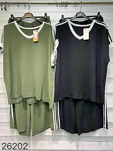 zenske pidzame: Komplet za punije 2XL 3XL 4XL 3500 dinara ML Dvodeleni ženski komplet — 3