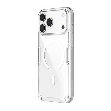 Maske i futrole za telefone: Futrola NILLKIN Nature Pro Magnetic za iPhone 17 Pro Max (6.9) bela — 2