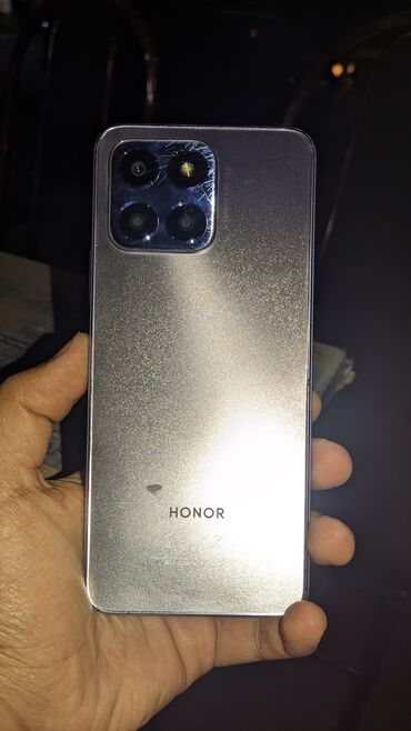 telefon gencede: Honor 6x 2016, 64 GB, rəng - Gümüşü, Barmaq izi